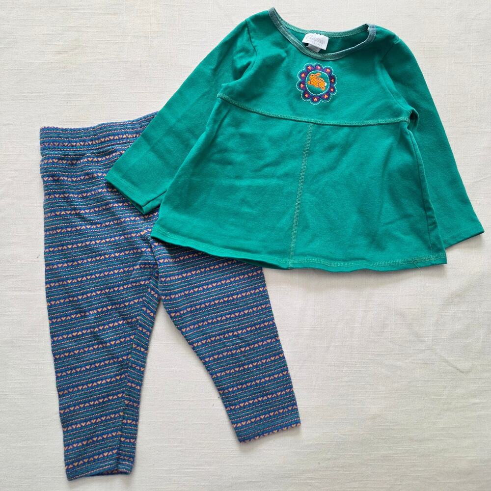 Vintage 2-Piece Bunny Girly Set 2t